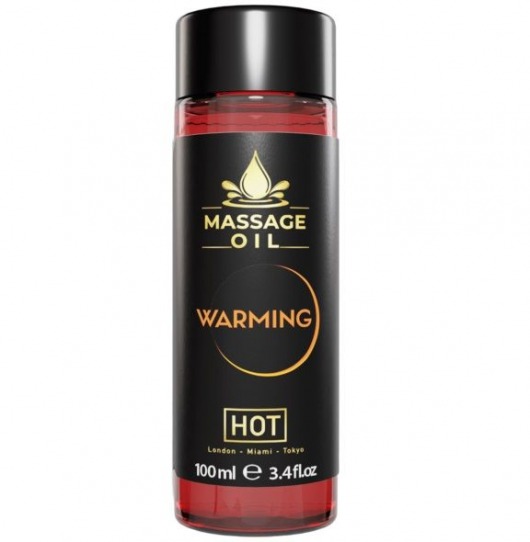 Массажное масло с согревающим эффектом Massage Oil Warming - 100 мл. - HOT - купить с доставкой в Новосибирске