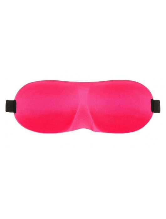 Розовая глухая маска на резинке - Sitabella - купить с доставкой в Новосибирске