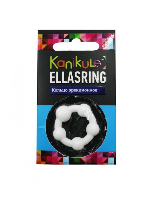 Цветное эрекционное кольцо с шариками Ellasring - Sitabella - в Новосибирске купить с доставкой