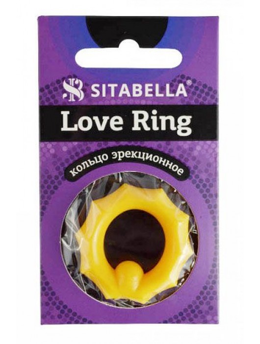 Цветное эрекционное кольцо Love Ring - Sitabella - в Новосибирске купить с доставкой