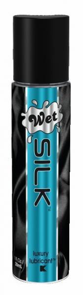 Гибридный водно-силиконовый лубрикант Wet Silk - 30 мл. - Wet International Inc. - купить с доставкой в Новосибирске
