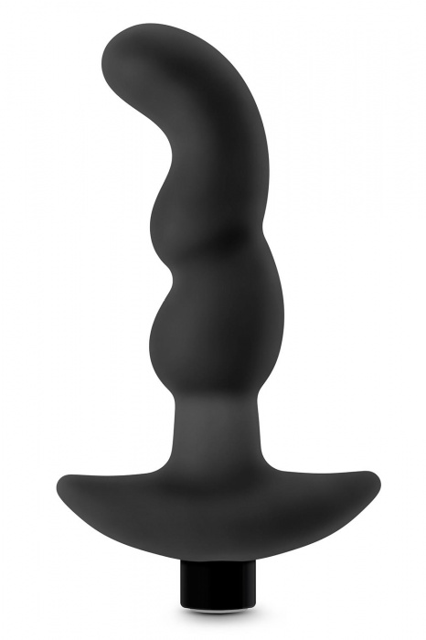 Черный вибромассажер простаты Prostate Massager 03 - 15,2 см. - Blush Novelties - в Новосибирске купить с доставкой