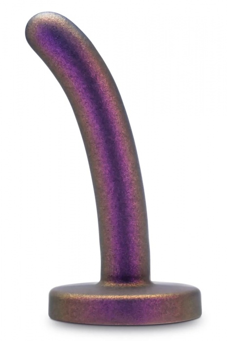 Фиолетовая насадка с гладкой поверхностью Surrender 4.75 Inch Beginner Pegging Dildo - 12 см. - Blush Novelties - купить с доставкой в Новосибирске