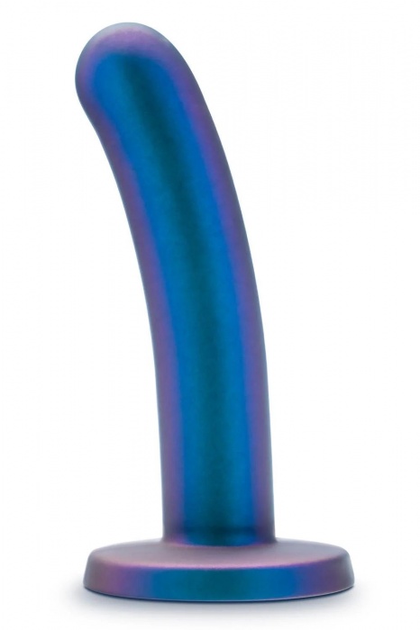 Синяя насадка с гладкой поверхностью Surrender 5.75 Inch Intermediate Pegging Dildo - 14,6 см. - Blush Novelties - купить с доставкой в Новосибирске