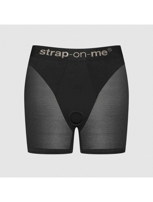 Трусики-шорты для фиксации насадок Strap-on-me Harness Lingerie Halo - size S - Strap-on-me - купить с доставкой в Новосибирске