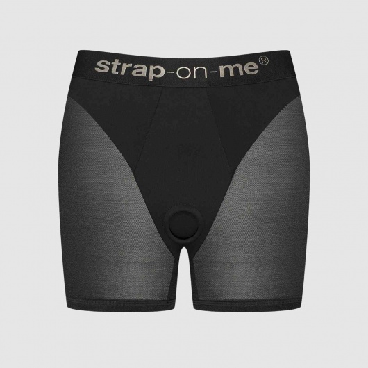 Трусики-шорты для фиксации насадок Strap-on-me Harness Lingerie Halo - size M - Strap-on-me - купить с доставкой в Новосибирске