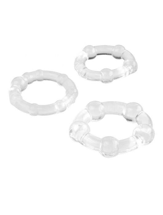 Набор из 3 эрекционных прозрачных колец - Boys of Toys - в Новосибирске купить с доставкой
