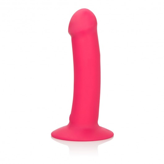 Розовый перезаряжаемый фаллоимитатор Luxe Touch-Sensitive Vibrator - 17,5 см. - California Exotic Novelties