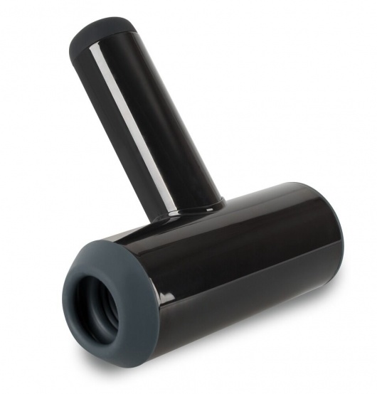 Черный мастурбатор с удобной ручкой Masturbator with 2 Functions - Orion - в Новосибирске купить с доставкой