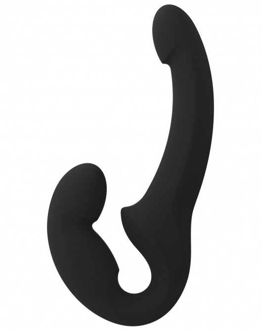 Черный безремневой страпон Share Lite - Fun Factory - купить с доставкой в Новосибирске