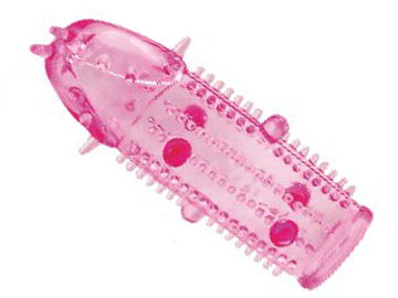 Розовая насадка на пенис с закрытой головкой - Sextoy 2011 - в Новосибирске купить с доставкой