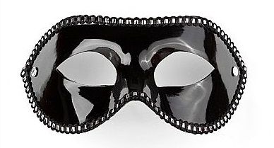 Чёрная маска Mask For Party Black - Shots Media BV - купить с доставкой в Новосибирске