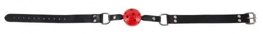 Классический кляп с красным шариком Knebel - Orion - купить с доставкой в Новосибирске