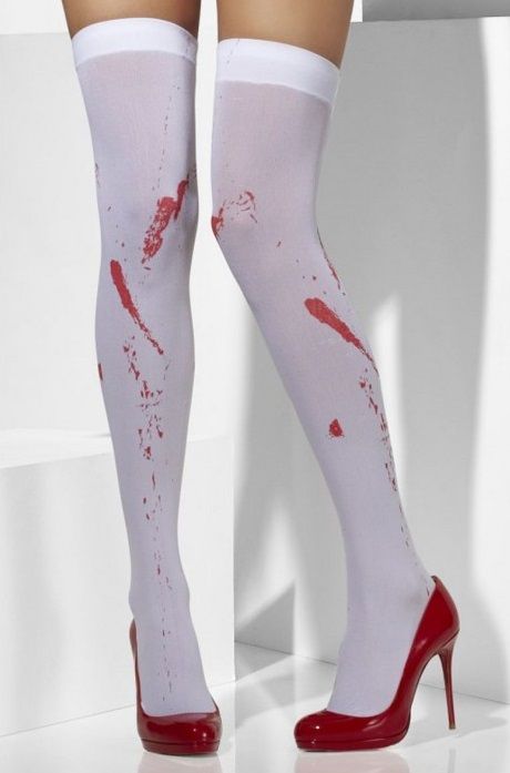Чулки с имитацией пятен крови - Fever купить с доставкой