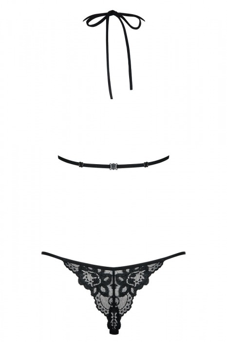 Кружевной тедди с переплетением лент Imperia - Obsessive купить с доставкой