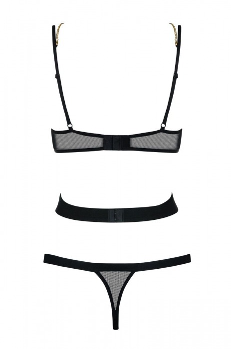 Полупрозрачный тедди Bondy с широкими лентами - Obsessive купить с доставкой