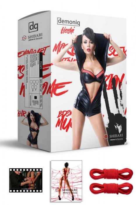 Комбинезон с бра Hoshi в комплекте с веревками для связывания - Demoniq купить с доставкой