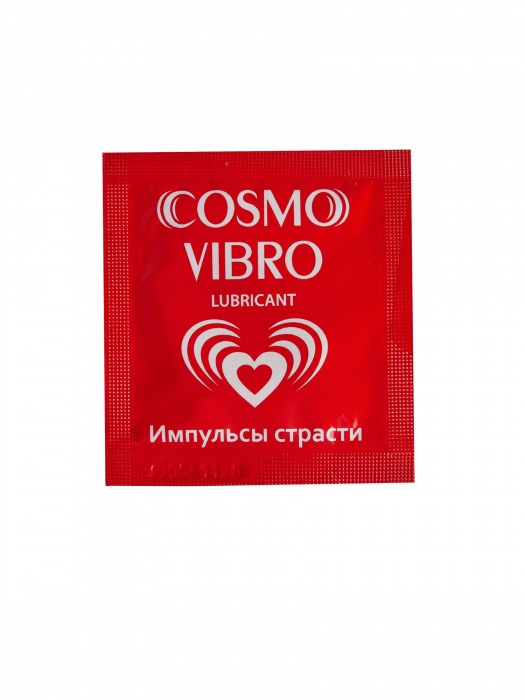 Пробник женского стимулирующего лубриканта на силиконовой основе Cosmo Vibro - 3 гр. - Биоритм - купить с доставкой в Новосибирске