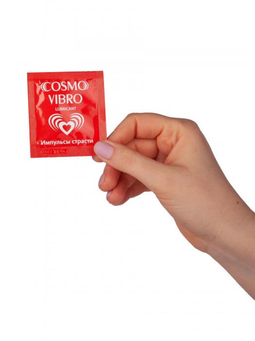 Пробник женского стимулирующего лубриканта на силиконовой основе Cosmo Vibro - 3 гр. - Биоритм - купить с доставкой в Новосибирске