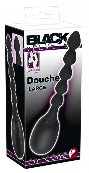 Анальный душ-стимулятор Black Velvets - Orion - купить с доставкой в Новосибирске
