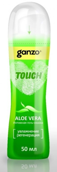 Заживляющая смазка на водной основе Ganzo Aloe Vera - 50 мл. - Ganzo - купить с доставкой в Новосибирске