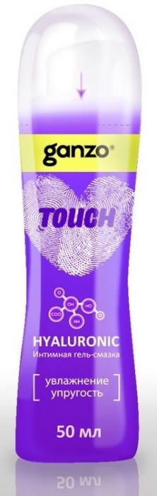 Смазка на водной основе с гиалуроновой кислотой Ganzo Hyaluronic - 50 мл. - Ganzo - купить с доставкой в Новосибирске