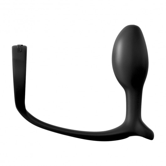 Анальная пробка с эрекционным кольцом Ass-Gasm Cockring Beginners Plug - Pipedream