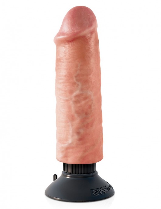Вибромассажер-реалистик 6  Vibrating Cock - 17,8 см. - Pipedream