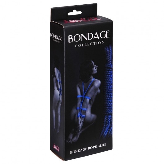 Синяя веревка Bondage Collection Blue - 3 м. - Lola Games - купить с доставкой в Новосибирске