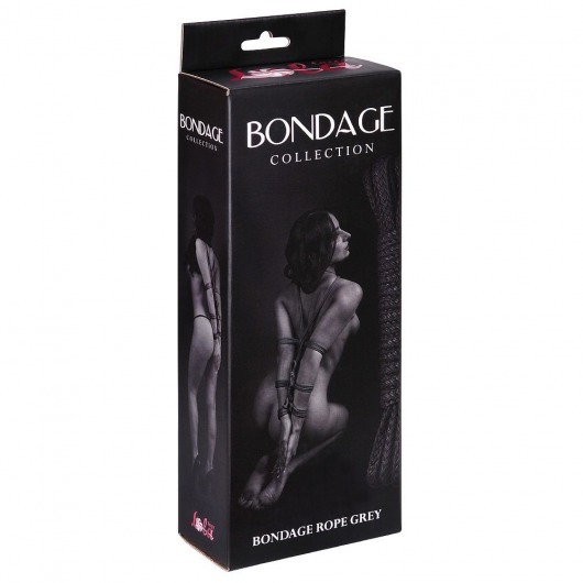 Серая веревка Bondage Collection Grey - 3 м. - Lola Games - купить с доставкой в Новосибирске