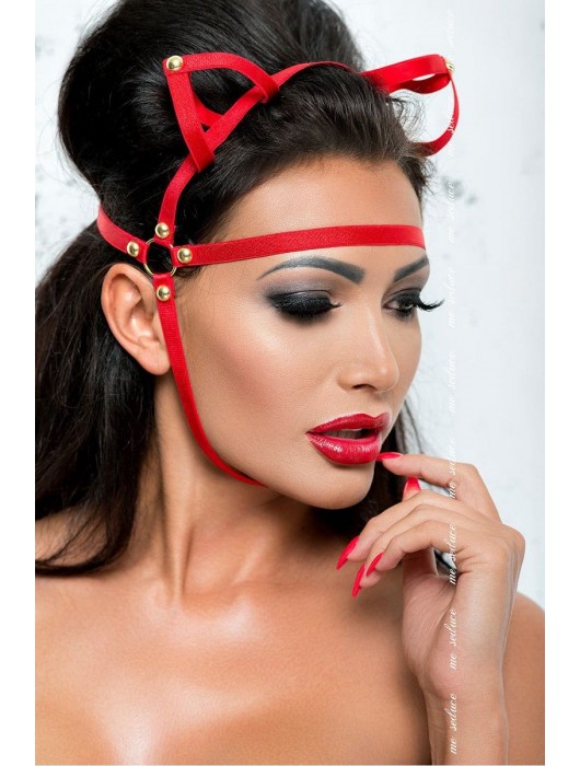 Маска с кошачьими ушками из стреп-лент - Me Seduce купить с доставкой