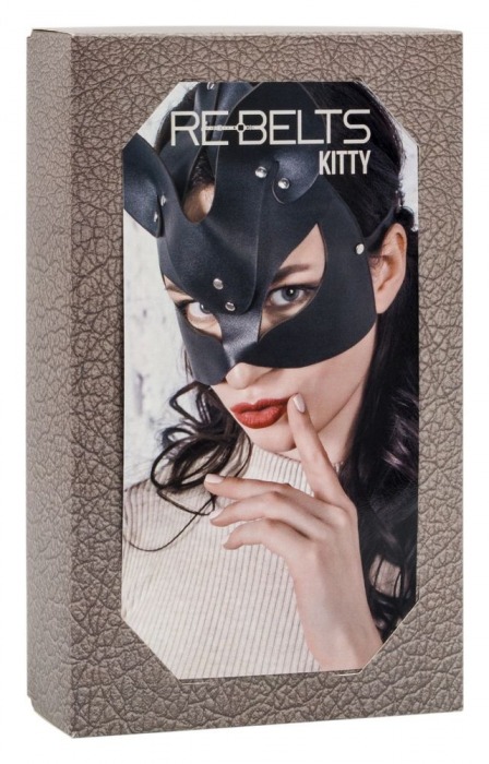 Маска с кошачьими ушками Kitty Black - Rebelts купить с доставкой