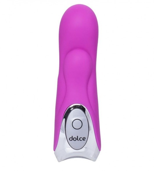 Розовый мини-вибратор Dolce Jaden - 12,5 см. - ToyFa