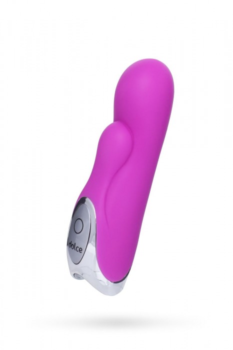 Розовый мини-вибратор Dolce Jaden - 12,5 см. - ToyFa