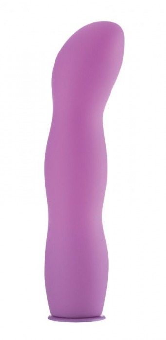 Фиолетовый страпон Deluxe Silicone Strap On 10 Inch с волнистой насадкой - 25,5 см. - Shots Media BV - купить с доставкой в Новосибирске