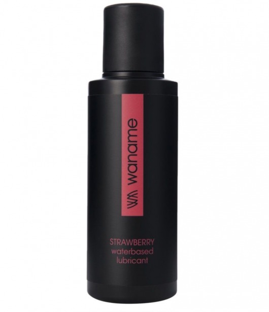 Лубрикант на водной основе с ароматом клубники - 100 мл. - WANAME - купить с доставкой в Новосибирске