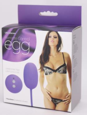 Фиолетовое виброяичко с ДУ REMOTE CONTROL EGG PURPLE - Seven Creations