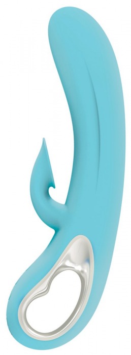 Голубой вибратор Love story Gone with the wind of pleasure - 21 см. - Lola Games