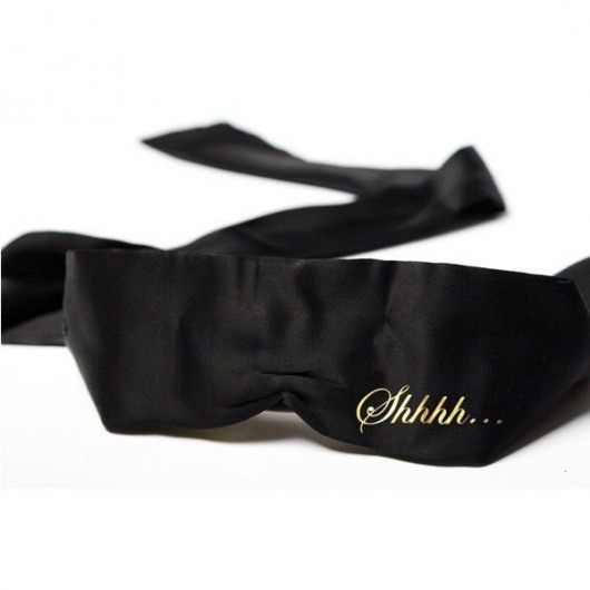 Маска-повязка на глаза Shhh Blindfold - Bijoux Indiscrets - купить с доставкой в Новосибирске