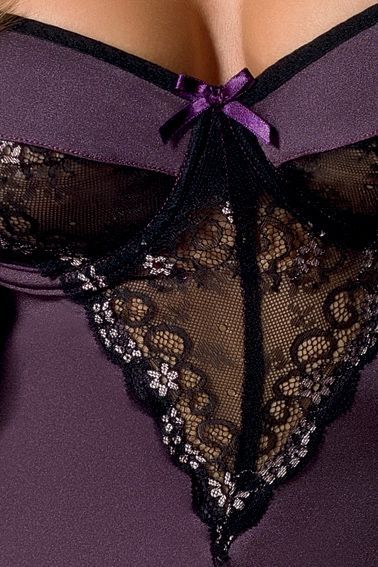 Облегающая сорочка Irma с кружевными вставками на лифе и подоле - Casmir купить с доставкой