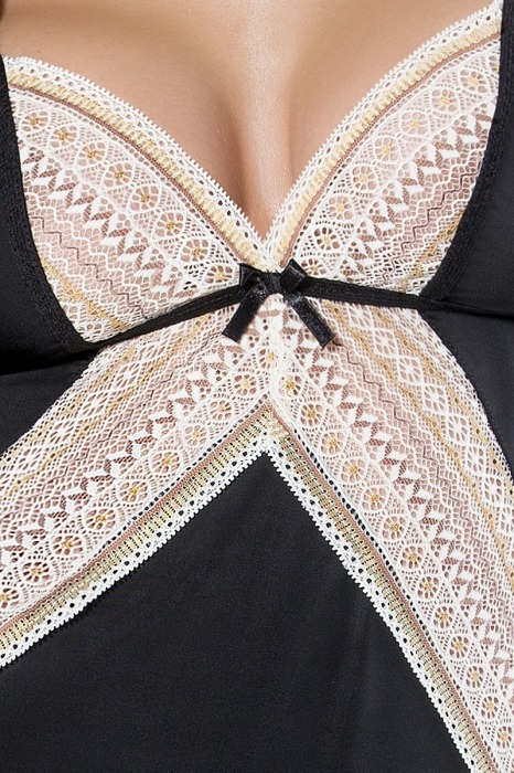 Сексуальная сорочка Connie с Х-образной кружевной вставкой - Casmir купить с доставкой