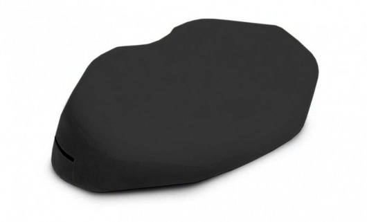 Чёрная вельветовая подушка для любви Liberator Retail Arche Wedge - Liberator - купить с доставкой в Новосибирске