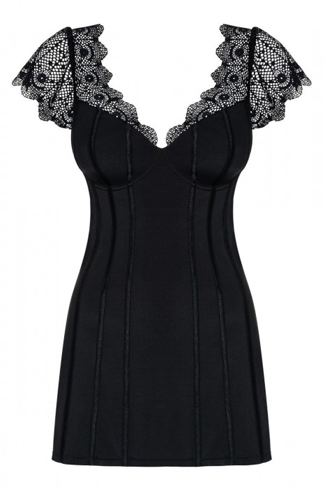 Сорочка Moketta с ажурными рукавами - Obsessive купить с доставкой