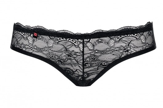 Кружевные трусики Frivolla с полуоткрытой задней частью - Obsessive купить с доставкой