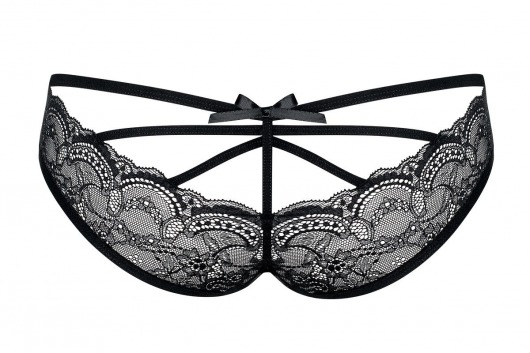 Кружевные трусики Frivolla с полуоткрытой задней частью - Obsessive купить с доставкой