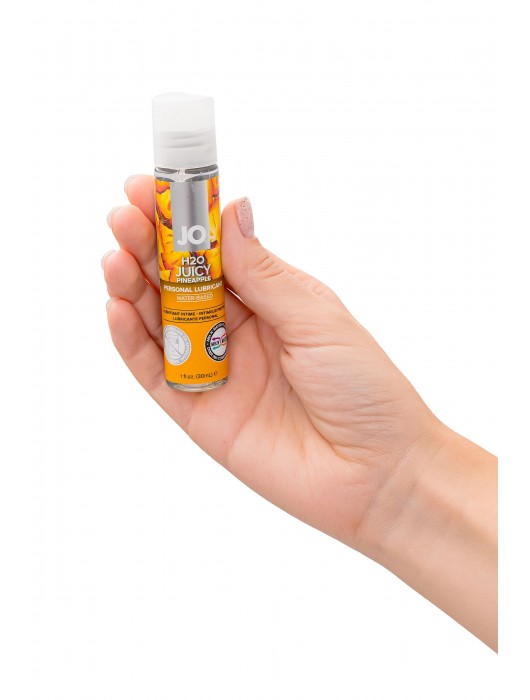 Смазка с ароматом ананаса JO Flavored Juicy Pineapple - 30 мл. - System JO - купить с доставкой в Новосибирске