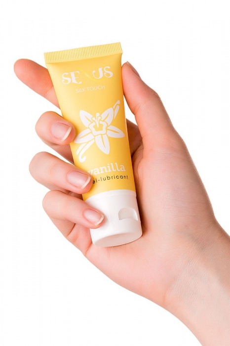 Гель-лубрикант на водной основе с ароматом ванили Silk Touch Vanilla - 50 мл. - Sexus - купить с доставкой в Новосибирске