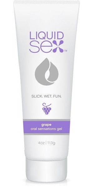 Гель для орального секса с ароматом винограда Liquid Sex Oral Sex Gel Grape - 113 гр. - Topco Sales - купить с доставкой в Новосибирске