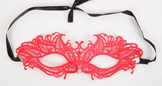 Кружевная маска с листиками - White Label купить с доставкой