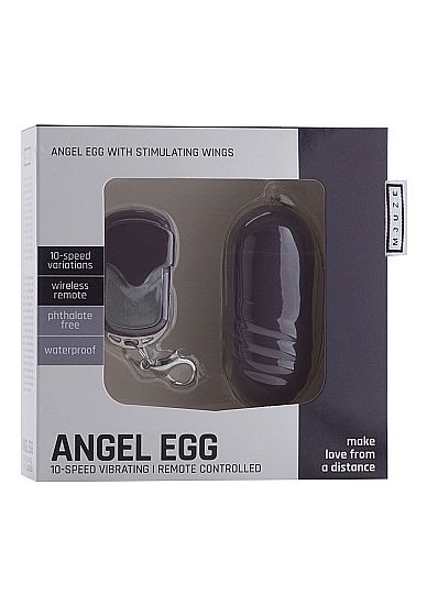 Фиолетовое виброяйцо Angel Egg с пультом ДУ - Shots Media BV